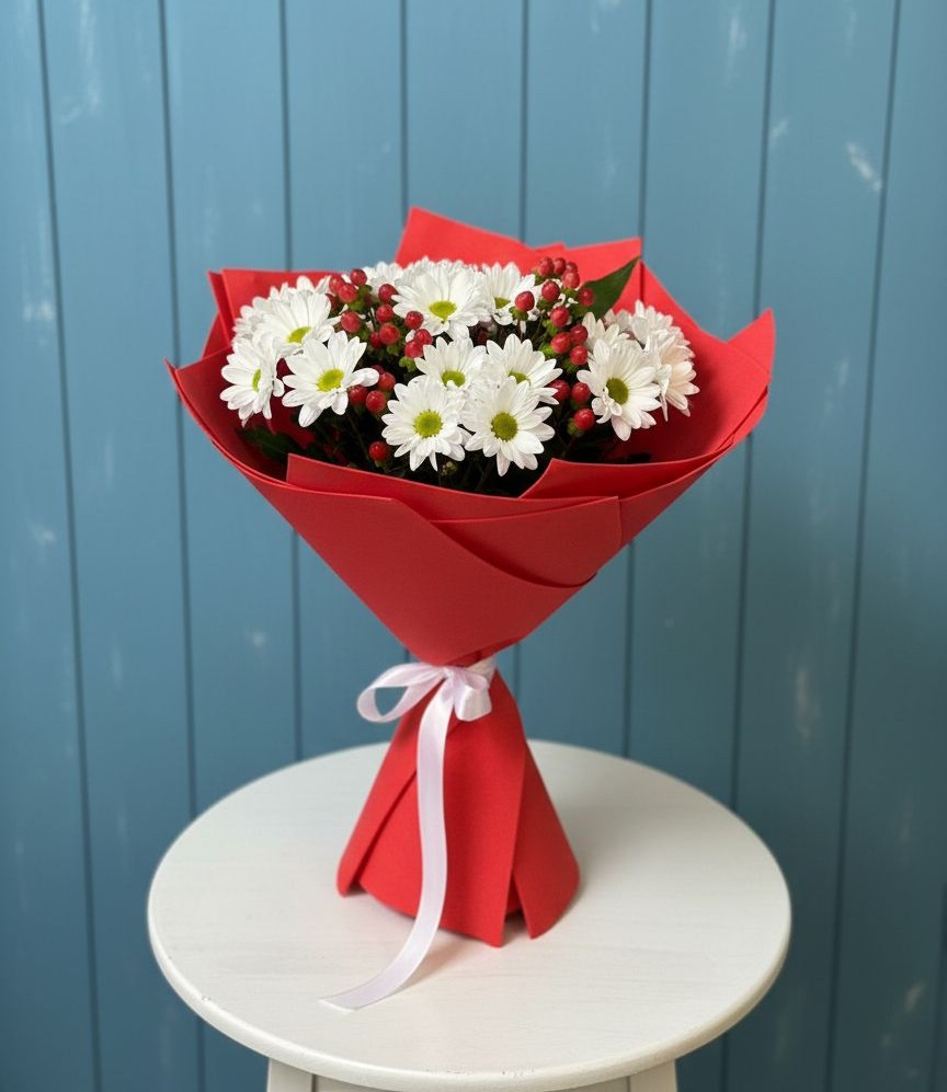 Букет цветов из: Хризантемы в Федурново