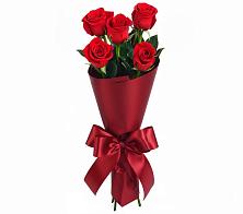 Букет 5 Красных роз Эдлесс Лав в Федурново