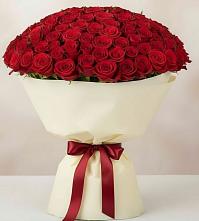 Букет 101 Красная роза Милано в Федурново
