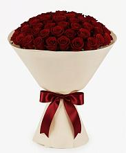 Букет 101 Бордовая роза Блэк Бакарра в Федурново
