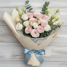 Букет цветов из:  Лизиантусы в Федурново