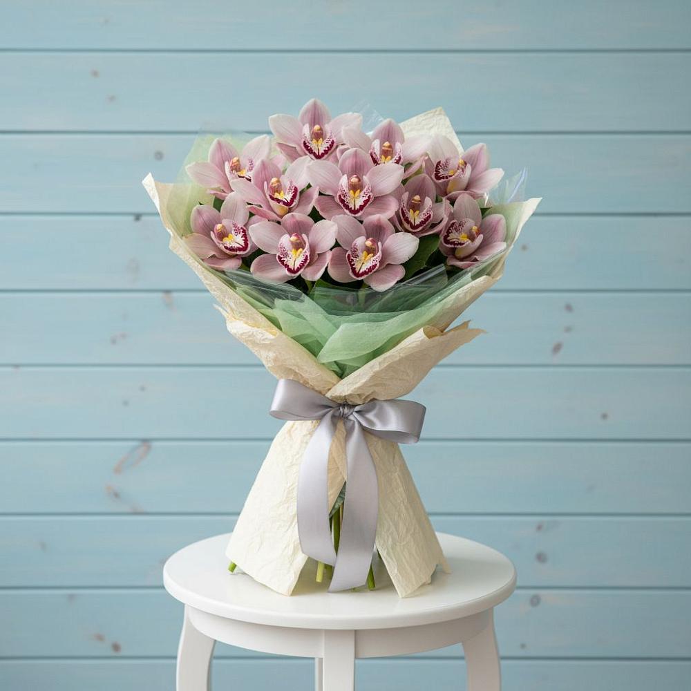 Букет цветов из: Орхидеи и Розы в Федурново