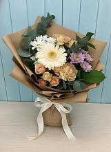 Букет цветов из:  Герберы и Хризантемы в Федурново
