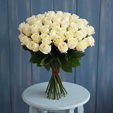 Букет 51 Белая роза Эдлесс Лав #REPLACE_PRED# Федурново