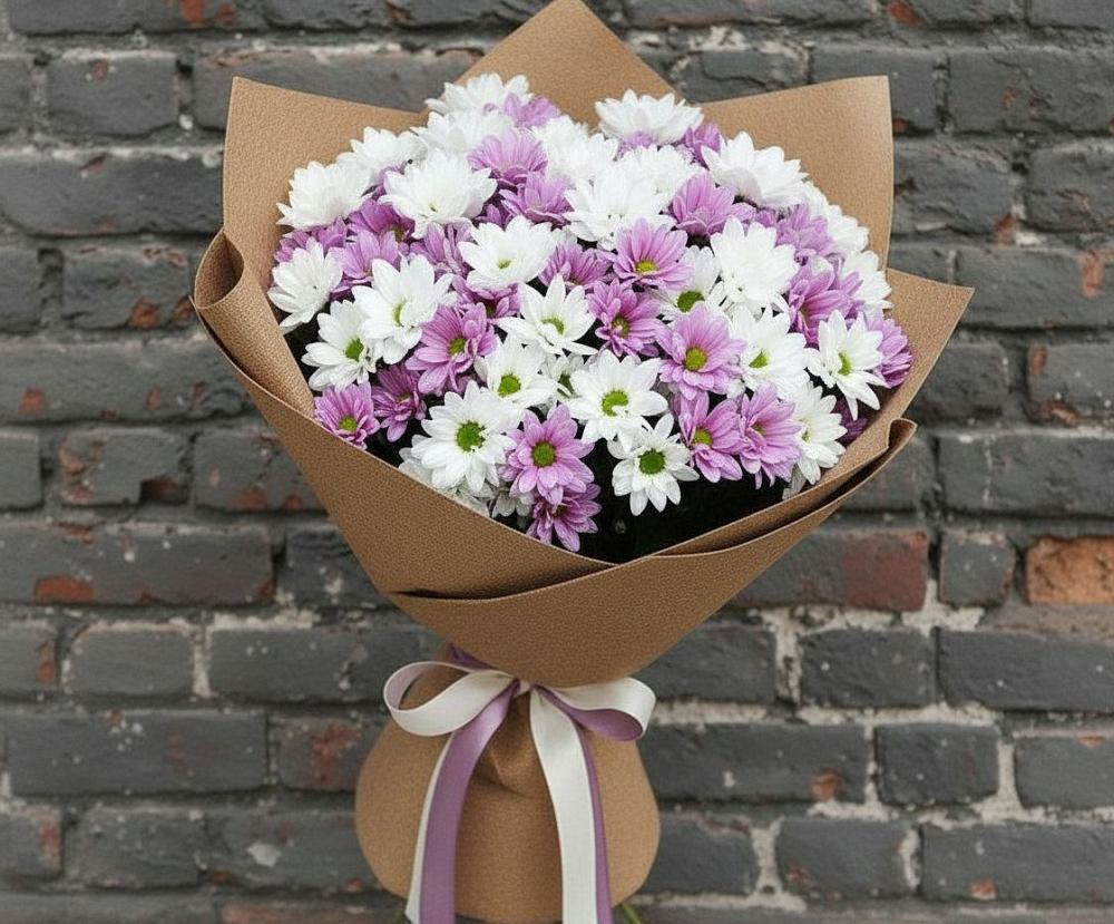 Букет цветов из: Хризантемы в Федурново