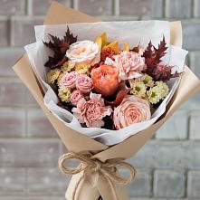Букет цветов из:  Гвоздики, Хризантемы и Розы #REPLACE_PRED# Федурново