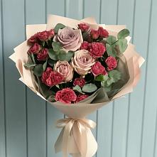 Букет цветов из:  Гвоздики и Розы в Федурново