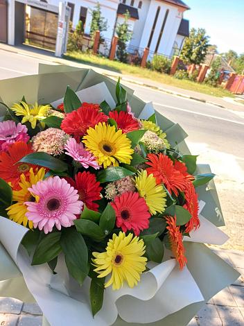 Букет цветов из: Герберы в Федурново