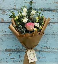 Букет цветов из:  Розы и Лизиантусы в Федурново